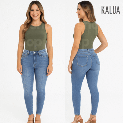 Pantalones Kalua Skinny - Azul lavado