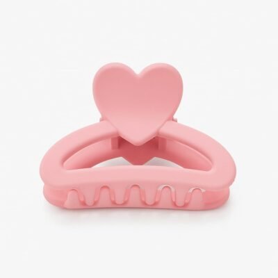 Mini Piraña para el Cabello con Diseño de Corazón
